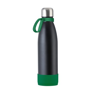 Trinkflasche RETUMBLER-myTOULON, schwarz/grün/grün