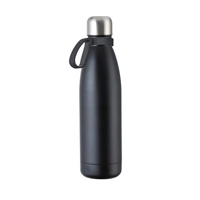 Trinkflasche RETUMBLER-myTOULON, schwarz, Ring anthrazit