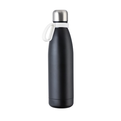 Trinkflasche RETUMBLER-myTOULON, schwarz, Ring weiß