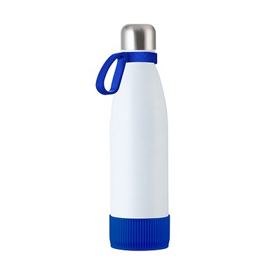 Trinkflasche RETUMBLER-myTOULON, weiß/blau/blau