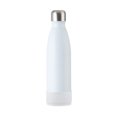 Trinkflasche RETUMBLER-myTOULON, weiß, Sleeve weiß