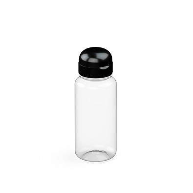 Trinkflasche Sports, 400 ml, RENEW, transparent/schwarz