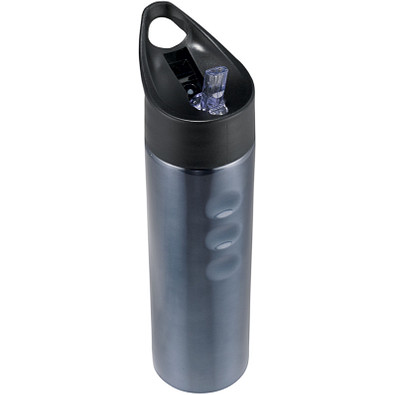Trixie Edelstahl Sportflasche, 750 ml, Titan