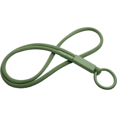 Tubyard Lanyard mit Band aus recyceltem Kunststoff, olive