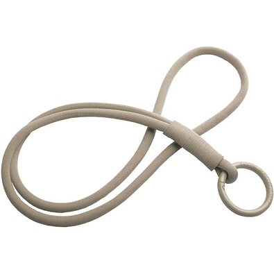 Tubyard Lanyard mit elastischem Band, kaffeebraun