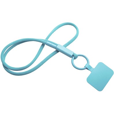 Tubyard Lanyard mit Telefonhalterung und Band aus recyceltem Kunststoff, eisblau