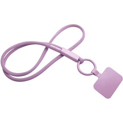 Tubyard Lanyard mit Telefonhalterung und Band aus recyceltem Kunststoff, fliederfarben