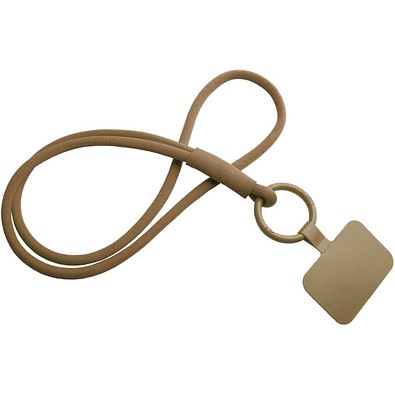 Tubyard Lanyard mit Telefonhalterung und elastischem Band, bronze