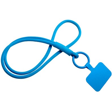 Tubyard Lanyard mit Telefonhalterung und elastischem Band, himmelblau