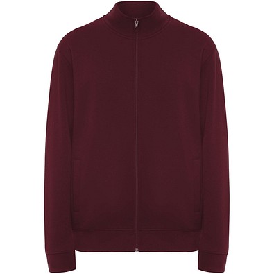 Ulan 280 g/m² Sweatjacke Unisex, granatrot, L