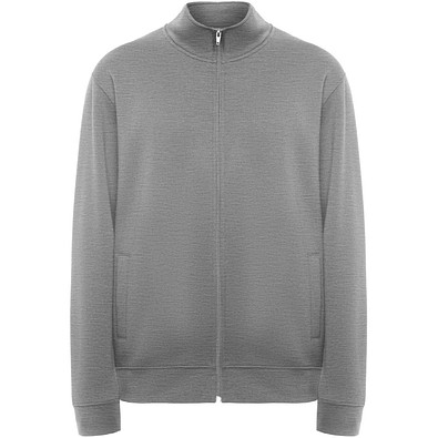 Ulan 280 g/m² Sweatjacke Unisex, marl grau, L