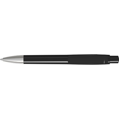 uma® BLOOM SI Druckkugelschreiber, schwarz