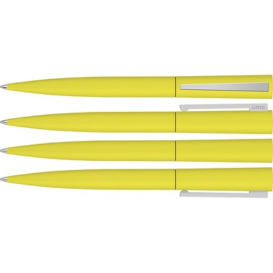 uma® BRUSH GUM Drehkugelschreiber, gelb