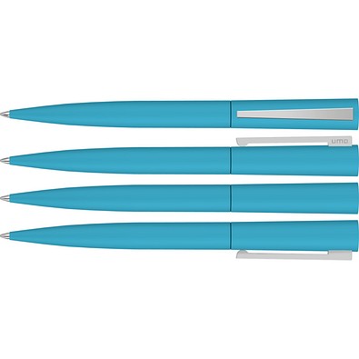 uma® BRUSH GUM Drehkugelschreiber, hellblau