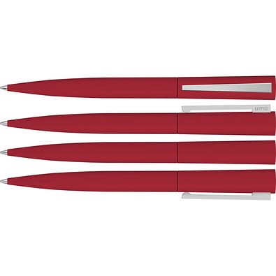 uma® BRUSH GUM Drehkugelschreiber, rot