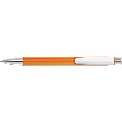 uma® CANDY transparent M SI Druckkugelschreiber, orange