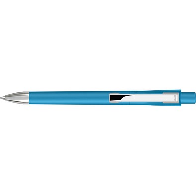uma® CHECK M-SI Druckkugelschreiber, cyan
