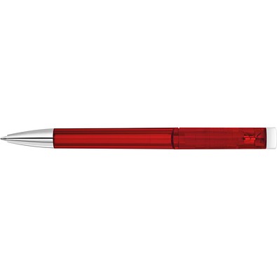 uma® EFFECT TOP transparent SI Drehkugelschreiber, rot
