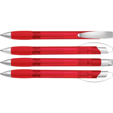 uma® ENERGY frozen SI Druckkugelschreiber, rot