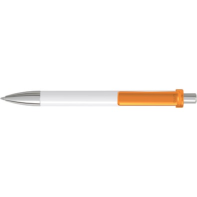 uma® FASHION K transparent SI Druckkugelschreiber, orange