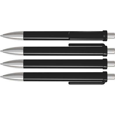 uma® FASHION SI Druckkugelschreiber, schwarz