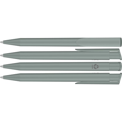 uma® HAPPY RECY Druckkugelschreiber, grau
