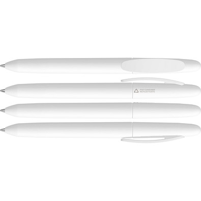 uma® ICONIC RECY Drehkugelschreiber, weiss