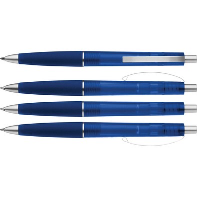 uma® JAZZ frozen Druckkugelschreiber, dunkelblau