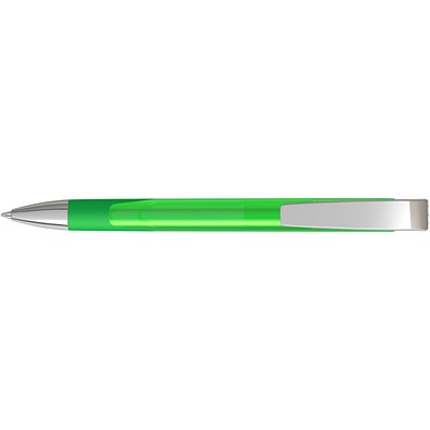uma® LOOK grip transparent M SI Druckkugelschreiber, hellgrün