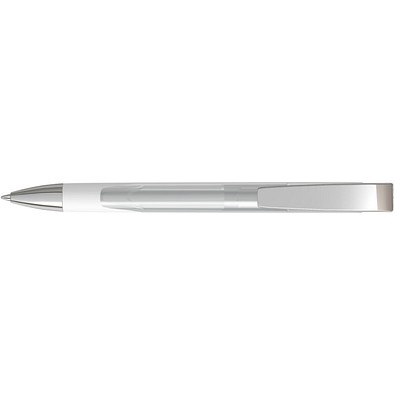 uma® LOOK grip transparent M SI Druckkugelschreiber, klar