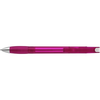 uma® MEMORY transparent SI Druckkugelschreiber, magenta