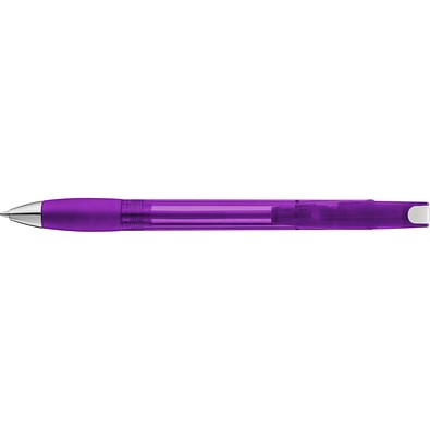 uma® MEMORY transparent SI Druckkugelschreiber, violett