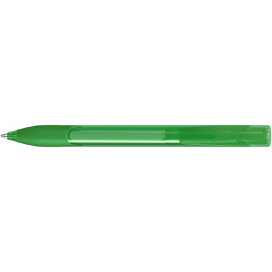uma® OMEGA grip transparent Druckkugelschreiber, grün