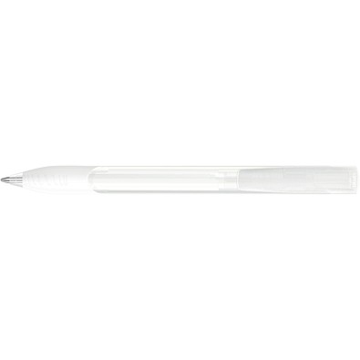 uma® OMEGA grip transparent Druckkugelschreiber, klar