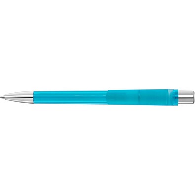 uma® PEPP transparent SI Druckkugelschreiber, hellblau