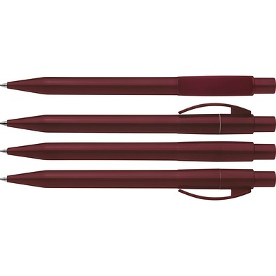 uma® PIXEL Druckkugelschreiber, aubergine
