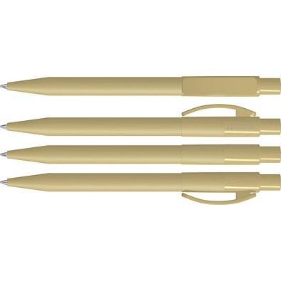 uma® PIXEL RECY Druckkugelschreiber, beige