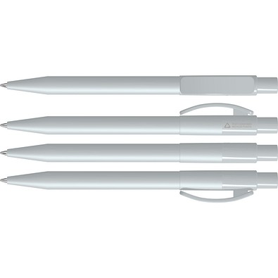 uma® PIXEL RECY Druckkugelschreiber, grau
