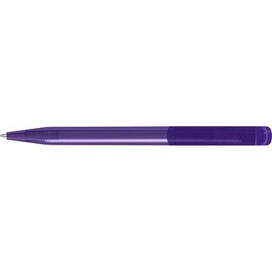 uma® POP transparent Drehkugelschreiber, dunkelviolett