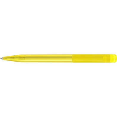 uma® POP transparent Drehkugelschreiber, gelb