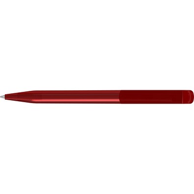 uma® POP transparent Drehkugelschreiber, rot