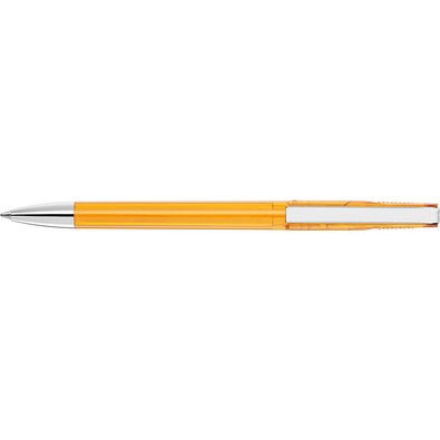 uma® PUR transparent SI Drehkugelschreiber, ocker
