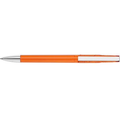 uma® PUR transparent SI Drehkugelschreiber, orange