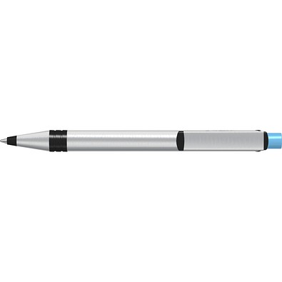 uma® RECYCLED PET PEN ALUMA Druckkugelschreiber, hellblau