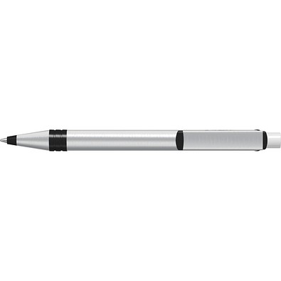 uma® RECYCLED PET PEN ALUMA Druckkugelschreiber, weiss