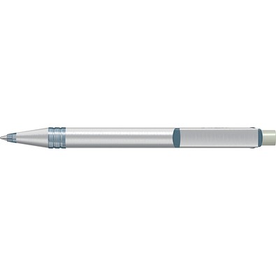 uma® RECYCLED PET PEN ALUMA transparent Druckkugelschreiber, grau