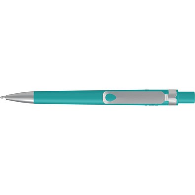 uma® RECYCLED PET PEN CORE F SI Druckkugelschreiber, petrol