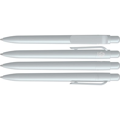 uma® RECYCLED PET PEN FUTURE F Druckkugelschreiber, grau