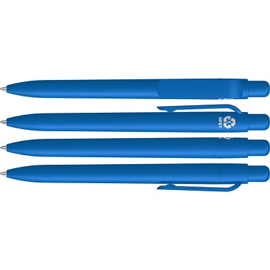 uma® RECYCLED PET PEN FUTURE F Druckkugelschreiber, mittelblau