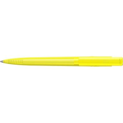 uma® RECYCLED PET PEN PRO transparent Druckkugelschreiber, gelb